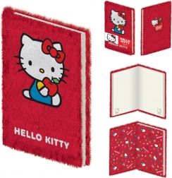 Hello Kitty Plüschnotizbuch A5