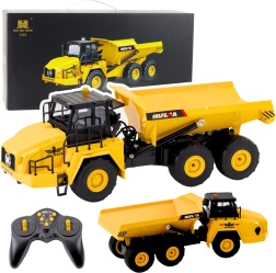 RC Kipp-LKW Huina 1:16 gelb