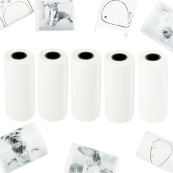 Thermopapier für Mini-Drucker, selbstklebende Ersatzrollen