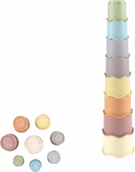 Stapelturm mit Bechern und Wellenmotiv 40,8 cm