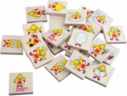 Holz-Memospiel KUŘE – Training für Gedächtnis und Aufmerksamkeit