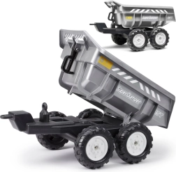 Anhänger Super Dumper vierrädrig grau