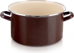 Emaille-Topf Brown 28 cm, 8 l