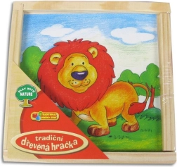 Holzwürfel Tiere 2 Arten