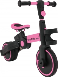 Kinderlaufrad und Dreirad 3-in-1 SporTrike – Rosa