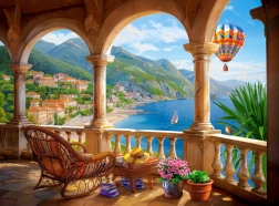Puzzle Meditation im Schwarzen Berg 2000 Teile CASTORLAND