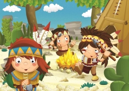 Puzzle Indianer 50 Teile