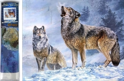 Diamantmalerei Wolfsruf 30x40cm