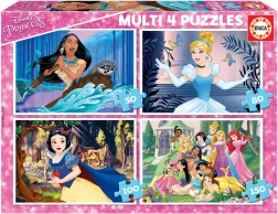 Educa Puzzle Disney Prinzessinnen 4 in 1