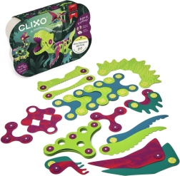 CLIXO Dino Discovery magnetisches Konstruktionsset mit 22 Teilen