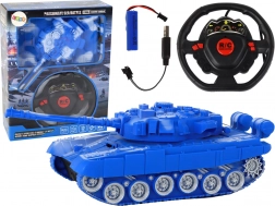 Unterhaltsamer RC Panzer Blau 1:18 27MHz