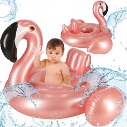 Aufblasbarer Kinder-Schwimmring mit Sitz Flamingo 60 cm