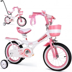 Kinderfahrrad ROYALBABY Jenny 14'' mit Schiebestange