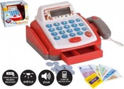 Kleine digitale Kinderkasse mit Zubehör, Licht und Sound