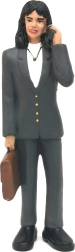 Figur Geschäftsfrau 13,2 cm - 1 Stück