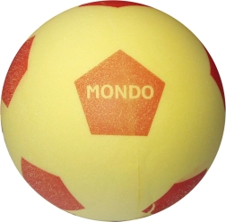 Mondo weicher Schaumstoff-Fußball gelb 20 cm