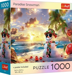 Trefl Puzzle Schneemann im Paradies 1000 Teile