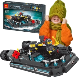 SWAT-Polizeiboot – Bauset für Kinder