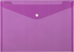 Dokumentenmappe mit Druckknopf A5 Opaline, rosa