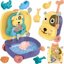 Woopie 3-in-1 Wasser-Sandkasten Koffer – Hündchen