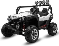 Elektrisches Buggy-Auto Baby Mix Road 4x4 – weiß