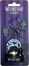 Acryl-Schlüsselanhänger WEDNESDAY mit Metallring