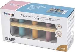 VIGA PolarB Holzbank mit Hammer – Montessori-Spielzeug