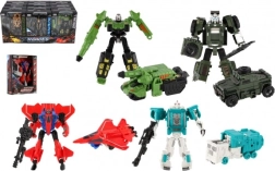 Transformierender Roboter 14 cm – Verwandlung in Auto, Lkw oder Rakete