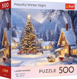 Puzzle Ruhige Winternacht 500 Teile TREFL