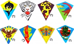 Fliegender Drache mit tschechischer Verpackung