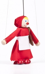 Gerlich Holzmarionette Rotkäppchen