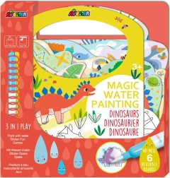 Magisches Wasserbild – Dinosaurier