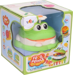Knete – Frosch 15 cm Formset mit Förmchen und Knetmasse