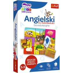 Bildungsspiel Englisch für Vorschulkinder - Kleiner Entdecker Trefl