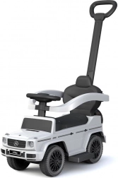 Kinder-Rutscher mit Schiebestange MERCEDES-BENZ G-Class Baby Mix weiß