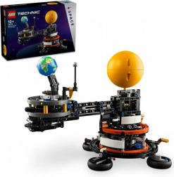 Lego Technic Planet Erde und Mond in der Umlaufbahn