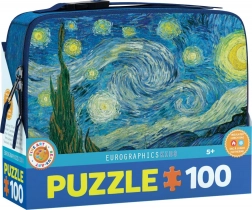 Puzzle in Snackbox – Sternennacht 100 Teile EUROGRAPHICS
