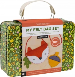 Kreativset Handtasche Fuchs und Geldbörse Eichel PETIT COLLAGE