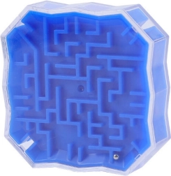 Logikspiel Kugellabyrinth blau
