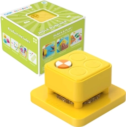 Verstellbarer Locher CaDA – gelbes Kreativ-Set mit 108 Teilen