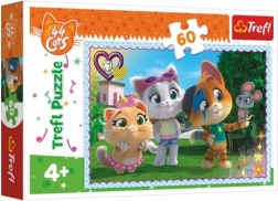 Puzzle mit 60 Teilen 44 CATS – Spaß mit Freunden