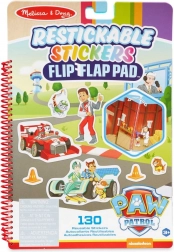 Paw Patrol wiederhaftende Sticker Flip‑Flap – klassische Missionen