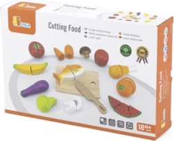 VIGA Holz-Lebensmittelset zum Schneiden