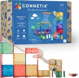 Connetix Ball Run Erweiterungsset – magnetische Bausteine, 66 Teile