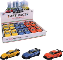 Metall-Rennauto mit Rückzug