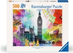 Ravensburger Puzzle London-Postkarte, 500 Teile