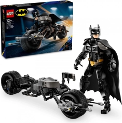 LEGOae DC Batman02122 76273 Baubare Figur: Batman02122 und Motorrad Bat-Pod