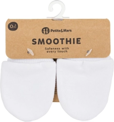 Petite&Mars Baby-Fäustlinge Smoothie Infinity white