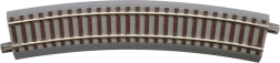 ROCO geoLINE Bogen-Gleis mit Bettung R502,7 mm, 22,5°, H0