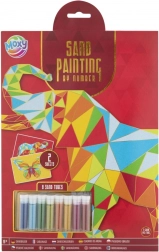 Kreativset Sandmalerei nach Zahlen